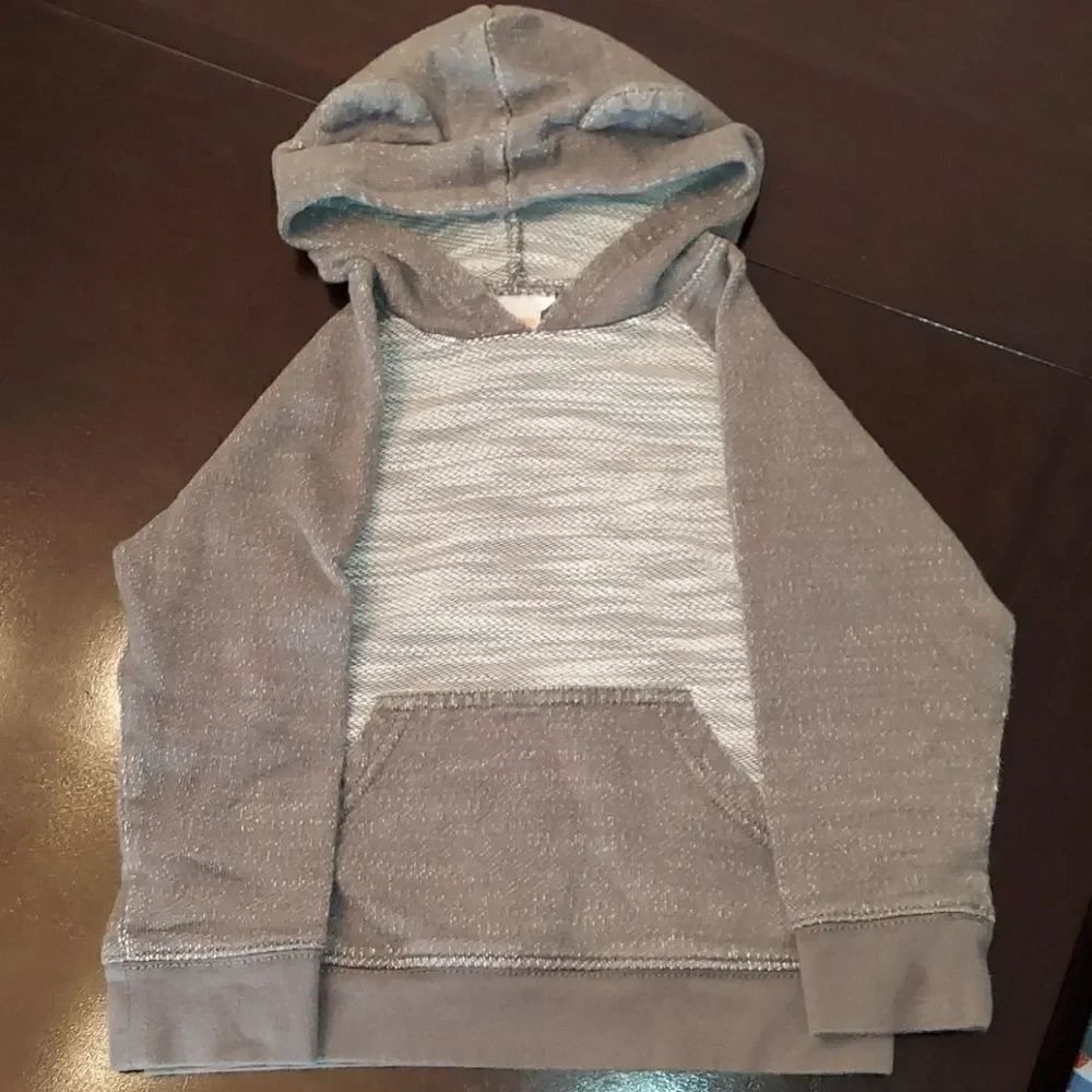 Gymboree Gray Hoodie With Ears Sz 4T